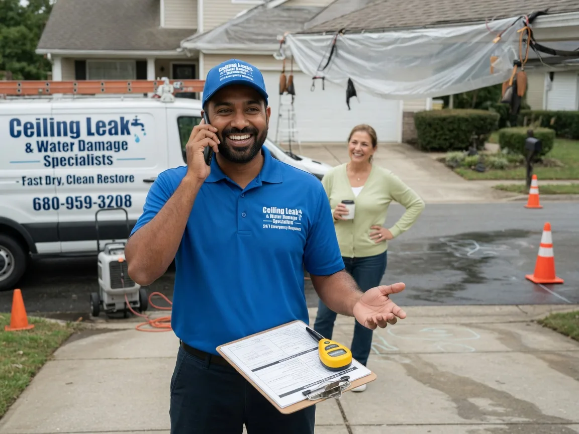 Ceiling Leak Cleanup Alcoa, TN FAQs